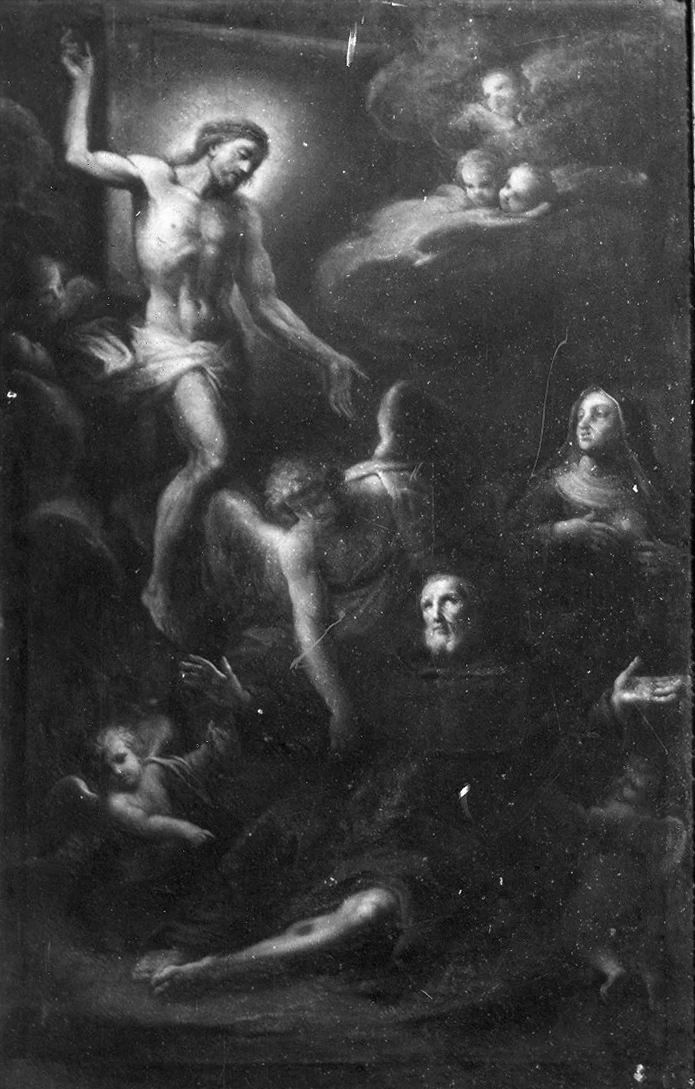 Apparizione di Cristo a San Pellegrino e a San Giuliana Falconieri - Perugia, attribuito